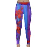 Collection: Firewater<br>Print Design:  Poppies and Paint <br>Style: Yoga Leggings