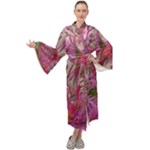 Collection: Acquerello<br>Print Design: Scents of Spring - Orrosa<br>Style: Velour Kimono Robe
