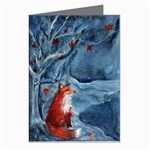 Collection: Acquerello <Br>Print Design: Icefire Fox <Br>Design: Greetings Cards Pack of 8