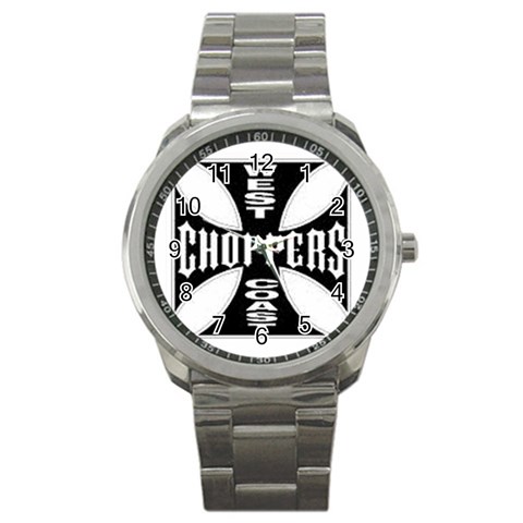 west coast choppers Sport Metal Watch from EricasImages Front