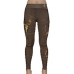 Collection: Photo Earth Elements<br>Print Design:  Raw Art of Creation - Chocolate  Yoga Leggings
