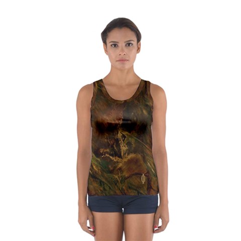 Collection: Olivegold <br>Print Design:  Amazon Gold  <br>Style: Tank Top from EricasImages