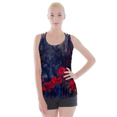 Collection: Acquerello<br>Print Design: Tempesta Papaveri<br>Style: Strappy Back Tank Top from EricasImages