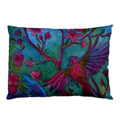 Collection: Acquerello<br>Print Design: Scents of Spring / Summer Hum<br>Style: Reversible Pillow Case from EricasImages Front