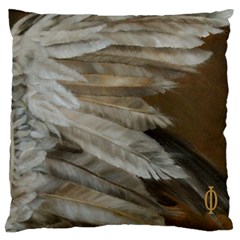 Collection: Art Air Elements<br>Print Design: Angel Feather 2<br>Style: Faux Fur 20  Square Cushion from EricasImages Front